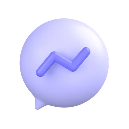 Free Facebook-messenger-1  3D Icon