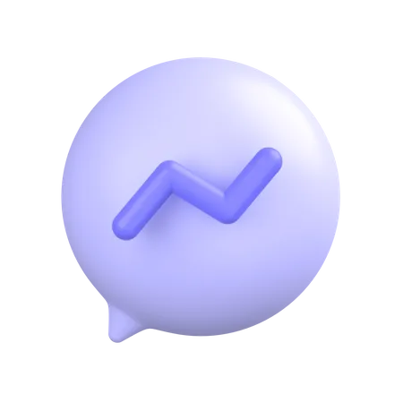 Free Facebook-messenger-1  3D Icon