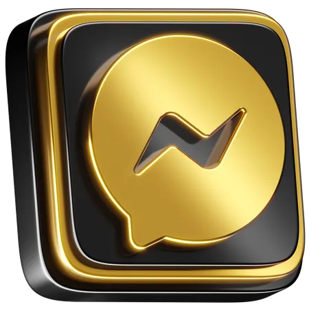 Free Facebook Messenger  3D Icon