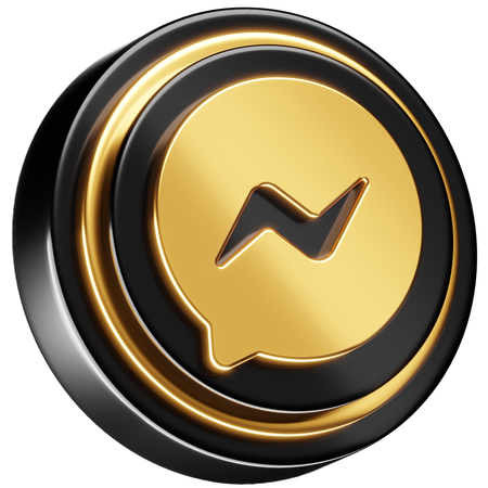 Free Facebook Messenger  3D Icon