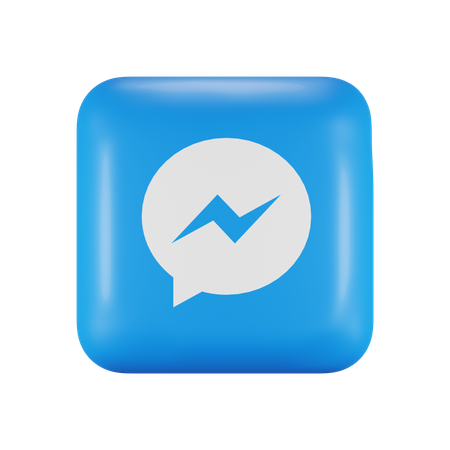 Free Facebook Messenger 3D Illustration