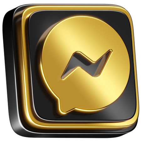 Free Facebook Messenger  3D Icon