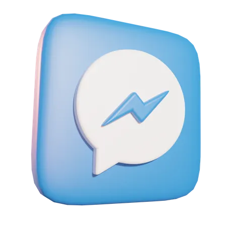 Free Facebook Messenger  3D Icon