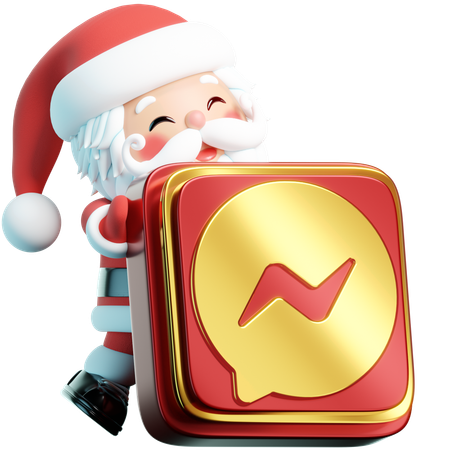 Free Facebook Messenger  3D Icon