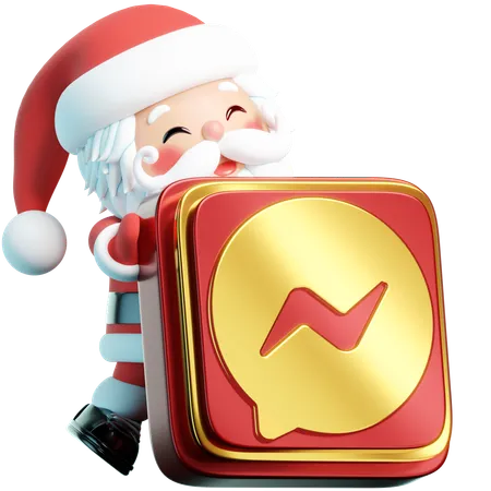 Free Facebook Messenger  3D Icon