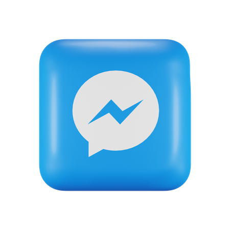 Free Facebook Messenger  3D Logo