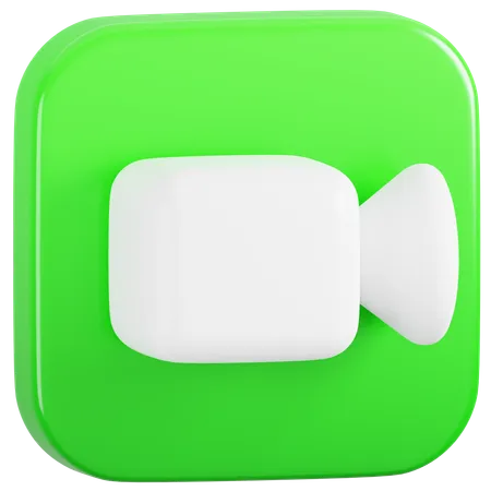 Free FaceTime  3D Icon