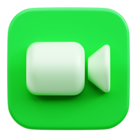 Free Facetime  3D Icon