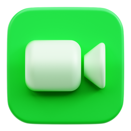Free Facetime  3D Icon