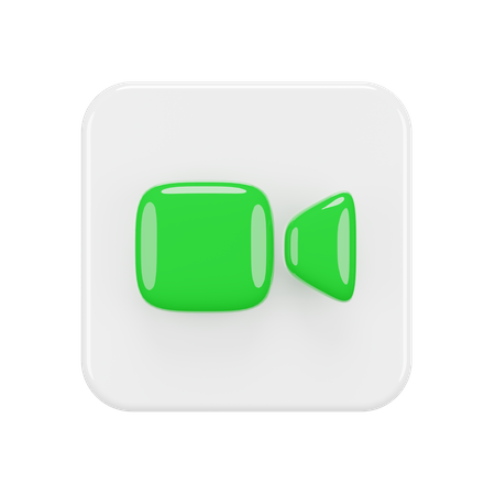 Free Facetime  3D Icon