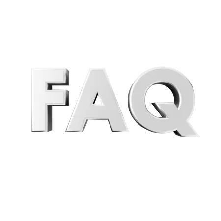 Free Faq  3D Icon