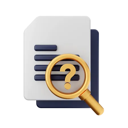 Free Fichier FAQ  3D Icon