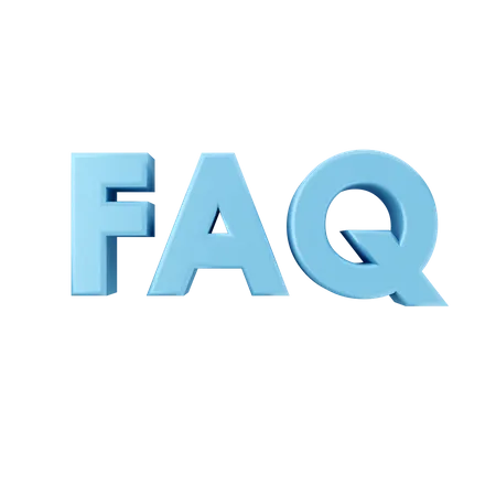 Free FAQ lettre  3D Icon