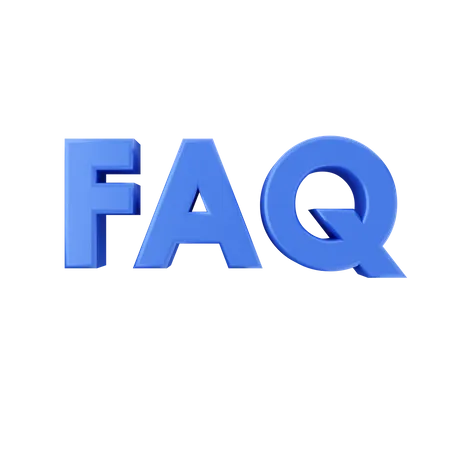 Free Faq Sign  3D Icon