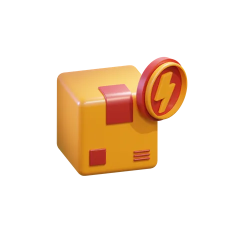 Free Fast Delivery  3D Icon