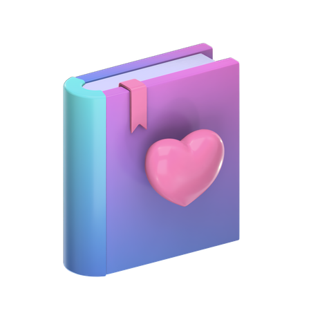 Free Favourite Book  3D Icon