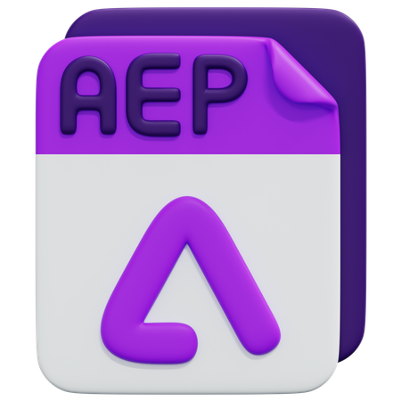 Free Fichier aep  3D Icon