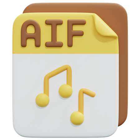 Free Fichier aif  3D Icon