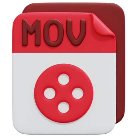 Free Fichier mov  3D Icon