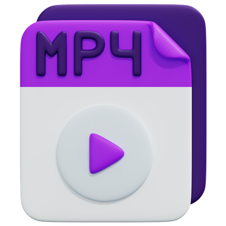 Free Fichier mp4  3D Icon