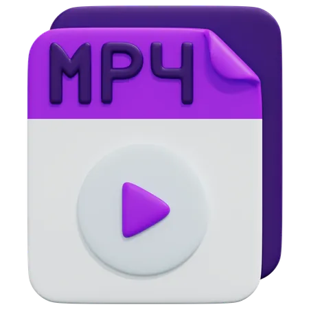 Free Fichier mp4  3D Icon