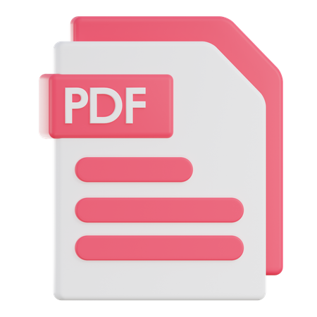 Free Fichiers pdf  3D Icon