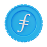 filecoin logo emoji 3d
