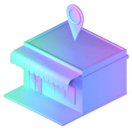 Free Geschäftsort  3D Icon