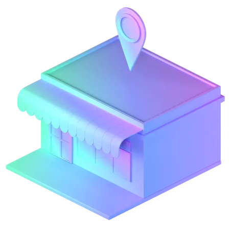 Free Geschäftsort  3D Icon