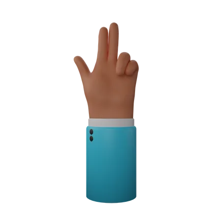 Free Finger Gun 3D Illustration