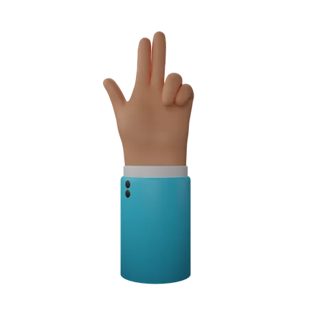 Free Finger Gun  3D Illustration