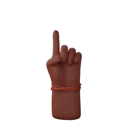 Free Finger nach oben Geste  3D Icon