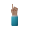 finger-up symbol