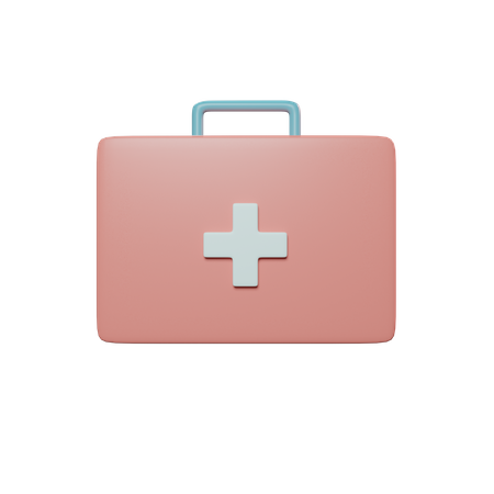 Free First Aid Kit  3D Icon