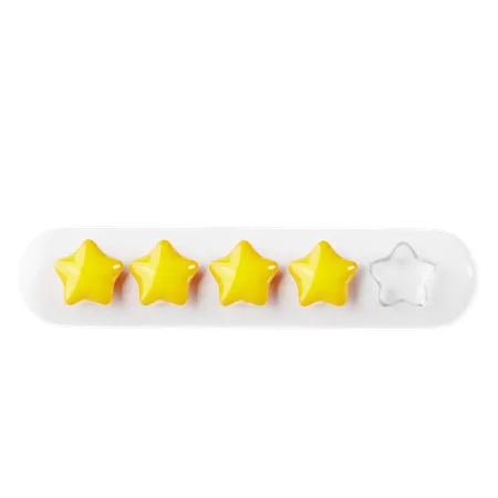 Free Five Star Rating  3D Icon