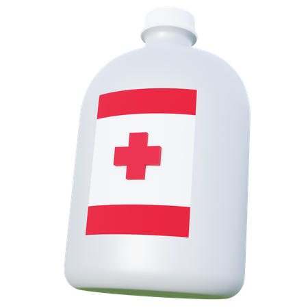 Free Bouteille de perfusion  3D Icon