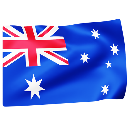 Free Flag of New Zealand  3D Icon