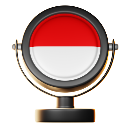 Free Flag Stand  3D Icon