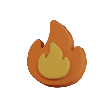 Free Flame  3D Icon