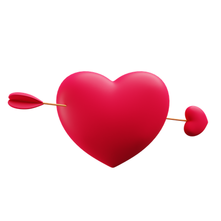 Free Flecha do amor  3D Icon