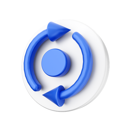 Free Flèche d'actualisation  Icône 3D