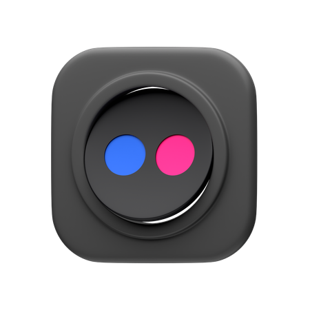 Free Flickr  3D Icon