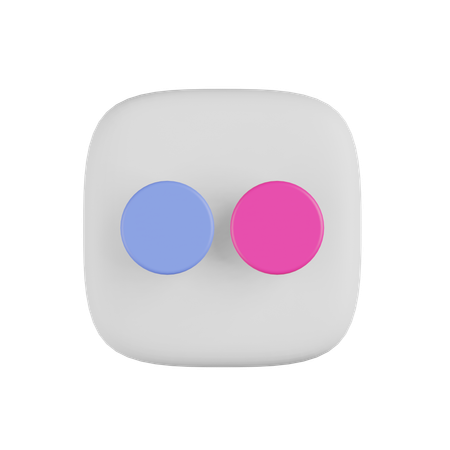 Free Flickr  3D Icon