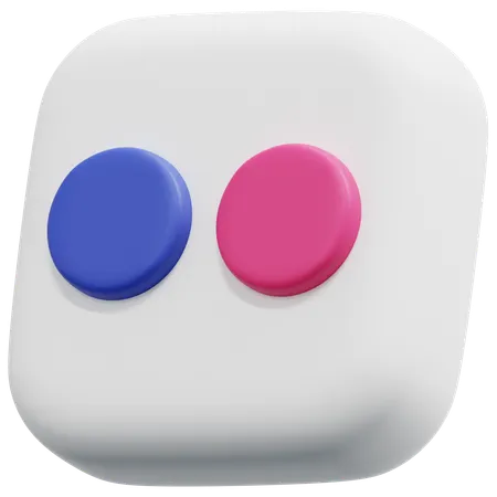 Free Flickr  3D Icon