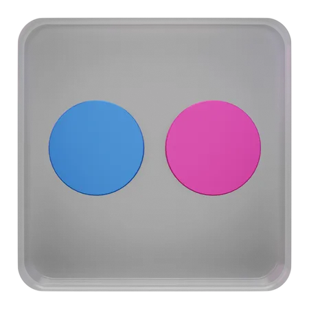 Free Flickr  3D Icon