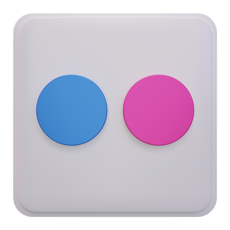 Free Flickr  3D Icon