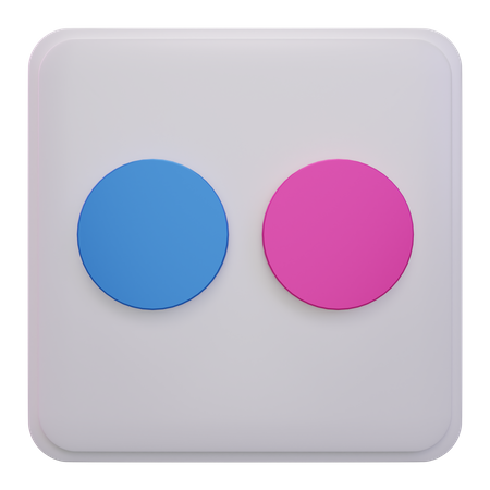 Free Flickr  3D Icon