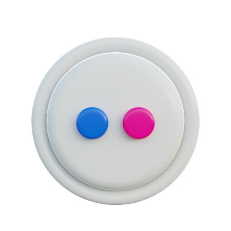 Free Flickr  3D Icon