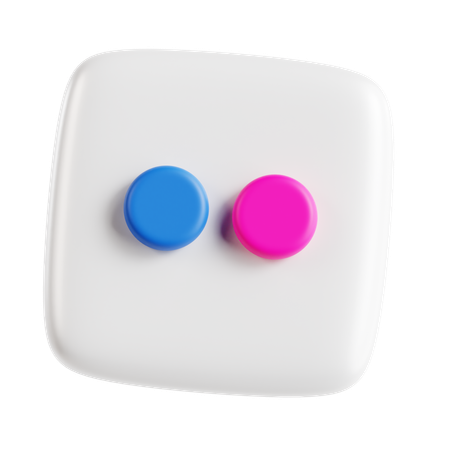 Free Flickr  3D Icon