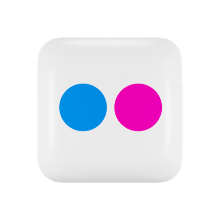 Free Flickr  3D Icon